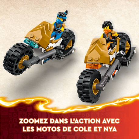 Lego ninjago - le véhicule combiné de l'équipe des ninjas - 71820 Multicolore 4 - vertbaudet enfant 