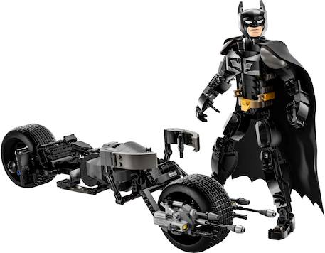Lego dc comics - la figurine de batman à construire et la moto bat-pod - 76273 Multicolore 3 - vertbaudet enfant 
