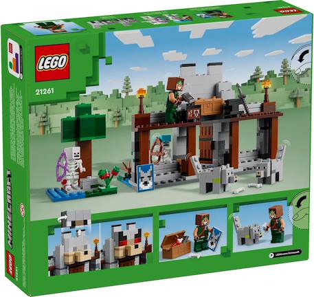 Lego minecraft - la forteresse du loup - 21261 Multicolore 2 - vertbaudet enfant 