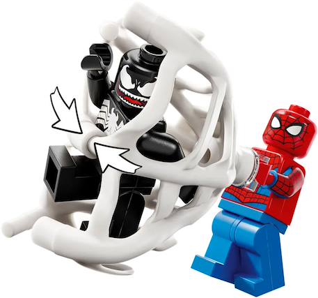 Lego marvel - spider-man contre le bolide de venom - 76309 Multicolore 6 - vertbaudet enfant 