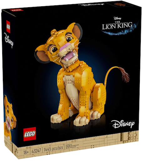 Lego disney - simba, le jeune roi lion - 43247 Multicolore 1 - vertbaudet enfant 