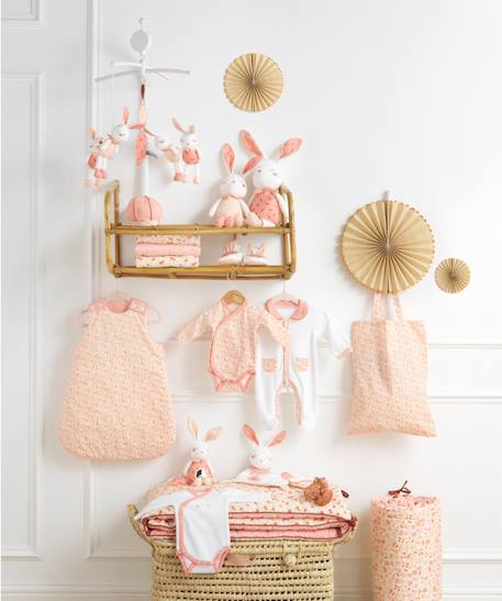 Hochet en velours - esmee Rose 3 - vertbaudet enfant 