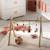 Arche d'éveil bois avec 4 jouets Beige/bleu+Beige/jaune+Beige/rose+Bleu+Ecru/caramel+Jaune+Jaune/vert+Marron+Rose 7 - vertbaudet enfant 