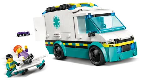 Lego city - l'ambulance de secours - 60451 Multicolore 4 - vertbaudet enfant 