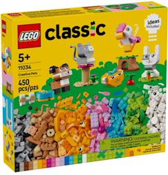 Jouet-Jeux d'imagination-Lego classic - les animaux de compagnie créatifs - 11034