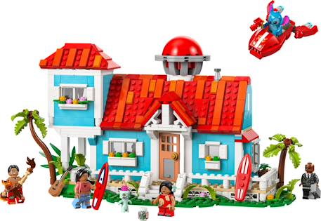 Lego disney - la maison sur la plage de lilo et stitch - 43268 Multicolore 3 - vertbaudet enfant 