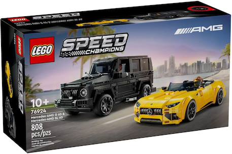 Lego speed champions - mercedes-amg g 63 et mercedes-amg sl 63 - 76924 Multicolore 1 - vertbaudet enfant 