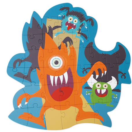 Puzzle - monstres Multicolor 2 - vertbaudet enfant 