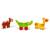 3 animaux magnétiques - safari Multicolor 6 - vertbaudet enfant 