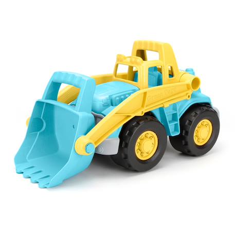 Camion chargeur écologique – jouet de chantier en plastique recyclé Blue;yellow 1 - vertbaudet enfant 