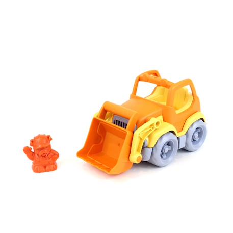 Camion de chantier écologique avec figurine – jouet robuste en plastique recyclé Orange;yellow 2 - vertbaudet enfant 