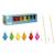 Jeu d'adresse - Set pêche aux canards arc-en-ciel Multicolor 1 - vertbaudet enfant 
