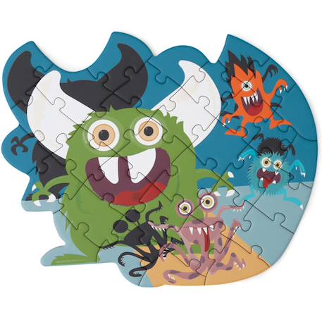 Puzzle - monstre Multicolor 2 - vertbaudet enfant 