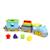 Train empilable et triable – jouet éducatif en plastique recyclé Multicolor 1 - vertbaudet enfant 
