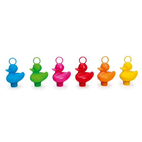Jeu d'adresse - Set pêche aux canards arc-en-ciel Multicolor 5 - vertbaudet enfant 