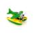 Hydravion écologique en plastique recyclé – jouet de bain Green;yellow 1 - vertbaudet enfant 