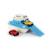 Bateau avec 2 mini voitures – jouet de bain en plastique recyclé Blue;white 5 - vertbaudet enfant 