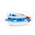 Bateau à aubes – jouet de bain écologique en plastique recyclé Blue;white 2 - vertbaudet enfant 