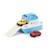 Bateau avec 2 mini voitures – jouet de bain en plastique recyclé Blue;white 2 - vertbaudet enfant 