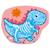 Kit d'activités créatives pour enfants, set 12 cartes sur le thème dinosaures Multicolor 5 - vertbaudet enfant 