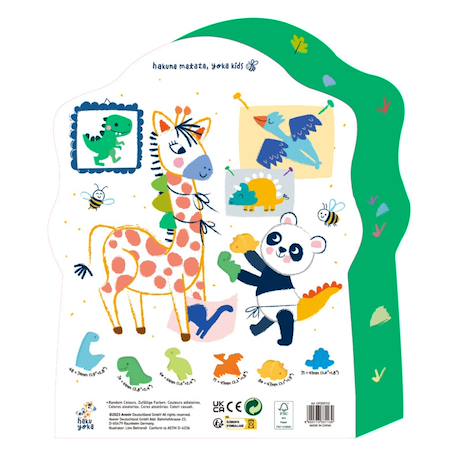 Crayons de couleur dinosaures - 6 Multicolor 6 - vertbaudet enfant 