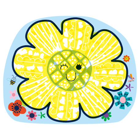 Art de révélation - jardin Multicolor 4 - vertbaudet enfant 