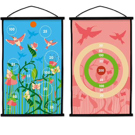 Jeu de fléchettes - colibris Multicolor 1 - vertbaudet enfant 