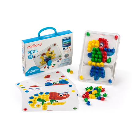Jeu de mosaïques éducatif – développer la créativité et la concentration en s’amusant Multicolor 1 - vertbaudet enfant 