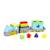 Train empilable et triable – jouet éducatif en plastique recyclé Multicolor 2 - vertbaudet enfant 