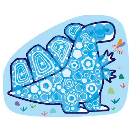 Kit d'activités créatives pour enfants, set 12 cartes sur le thème dinosaures Multicolor 2 - vertbaudet enfant 