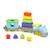Train empilable et triable – jouet éducatif en plastique recyclé Multicolor 3 - vertbaudet enfant 