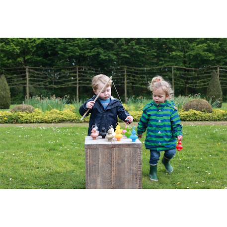 Jeu d'adresse - Set pêche aux canards arc-en-ciel Multicolor 2 - vertbaudet enfant 