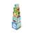 Jeu à empiler - Pyramide animaux du monde Multicolor 4 - vertbaudet enfant 