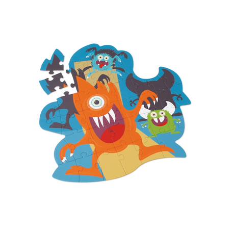 Puzzle - monstres Multicolor 5 - vertbaudet enfant 