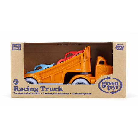 Camion porte voitures Orange 1 - vertbaudet enfant 