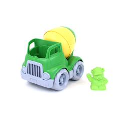 Jouet-Jeux d'imagination-Camion bétonnière écologique avec figurine – jouet de chantier en plastique recyclé