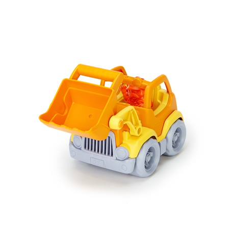 Camion de chantier écologique avec figurine – jouet robuste en plastique recyclé Orange;yellow 4 - vertbaudet enfant 