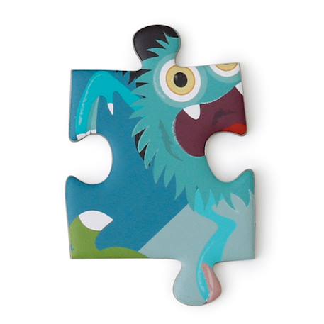 Puzzle - monstre Multicolor 3 - vertbaudet enfant 