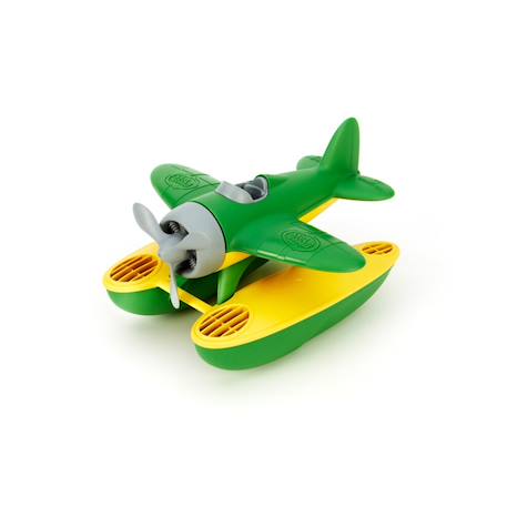 Hydravion écologique en plastique recyclé – jouet de bain Green;yellow 2 - vertbaudet enfant 