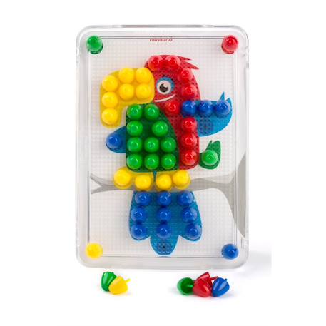 Jeu de mosaïques éducatif – développer la créativité et la concentration en s’amusant Multicolor 2 - vertbaudet enfant 