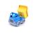 Camion benne écologique avec figurine – jouet de chantier en plastique recyclé Blue;yellow 4 - vertbaudet enfant 