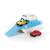 Bateau avec 2 mini voitures – jouet de bain en plastique recyclé Blue;white 3 - vertbaudet enfant 