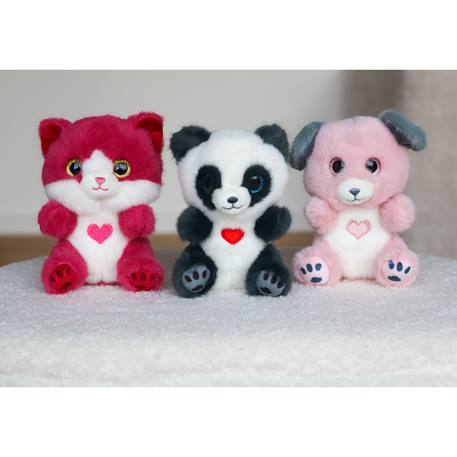Peluche chien Cutydoos love 13 cm Blanc 6 - vertbaudet enfant 