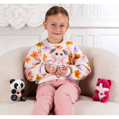 Peluche chien Cutydoos love 13 cm Blanc 3 - vertbaudet enfant 