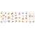 Autocollants et tatouages pour les ongles, fleurs Multicolor 4 - vertbaudet enfant 