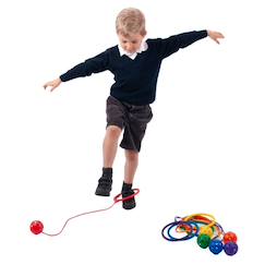 Jouet-6 balles au pied - jouet éducatif pour enfants