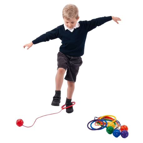 6 balles au pied - jouet éducatif pour enfants Multi-coloured 1 - vertbaudet enfant 