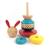 Jeu à empiler Lapin en bois – jouet d’éveil design dès 12 mois Multicolor 2 - vertbaudet enfant 