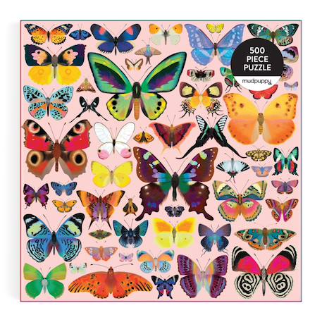 Puzzle 500 pieces - papillons Multicolor 5 - vertbaudet enfant 