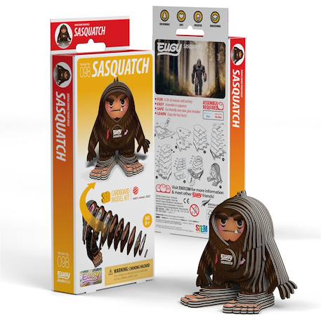 Puzzle 3d - sasquatch Bigfoot Brown 2 - vertbaudet enfant 